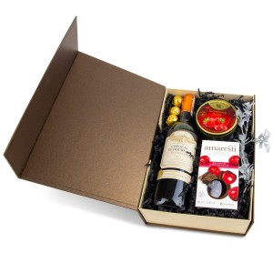 Zestaw świąteczny z winem ES53 Red love