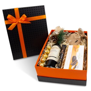 Upominek świąteczny z winem ES190 Pomarańczowe marzenie